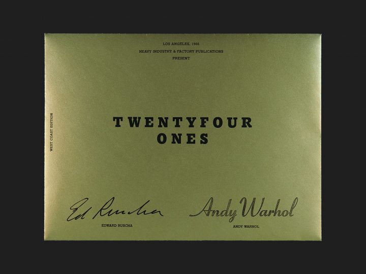 Twenty four Ones, Andy Warhol, Edward Ruscha, 1966
